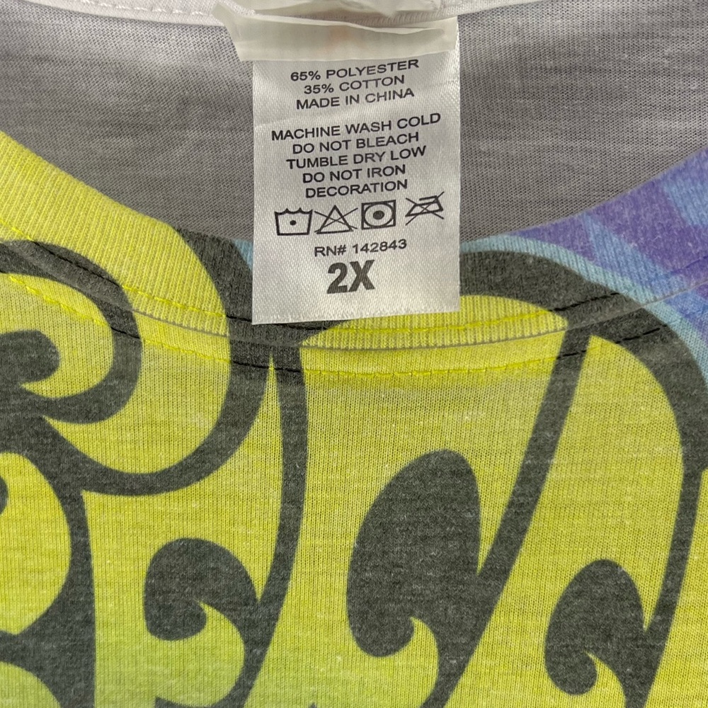 Jefferson Airplane White Rabbit Feed Your Head SF CA 2014 sublimated shirt - 2X - Picture 4 of 5
